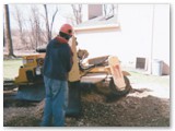 Stump grinding service also available.